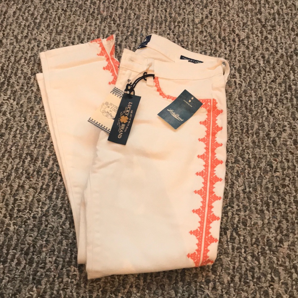 White jeans